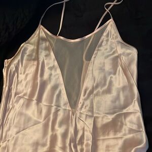 Victoria ‘s Secret 100 % pure silk slip nightgown in soft blush